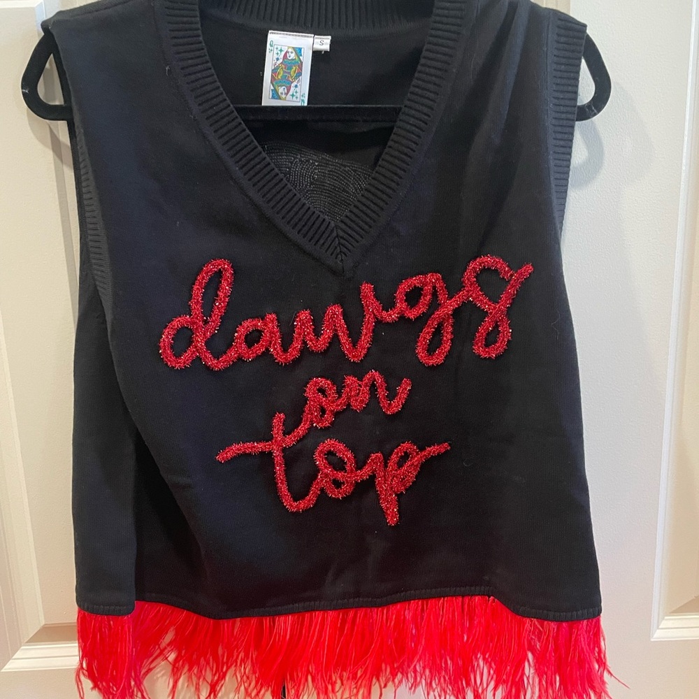 Queen of sparkles georgia vest size small